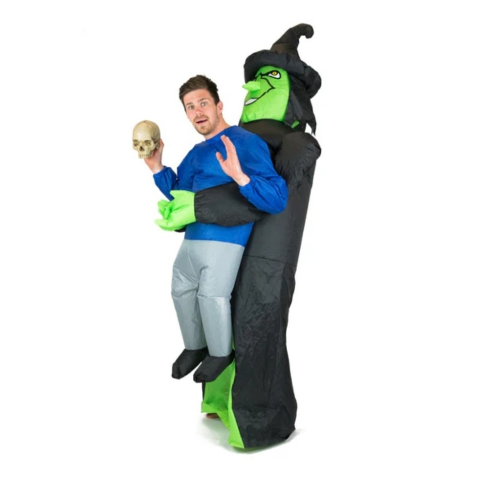 NWT Bodysocks Inflatable Witch Adult Costume OS